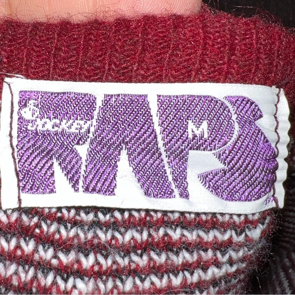Vintage 70's Jockey Raps sweater size M [A-50] - Picture 3 of 7